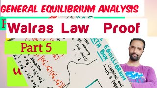 Walras Law proof [upl. by Kciregor53]