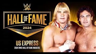 Us Express Members Barry Windham And Mike Rotunda Inducted Into Wwe Hall Of Fame 2024 [upl. by Dmitri146]