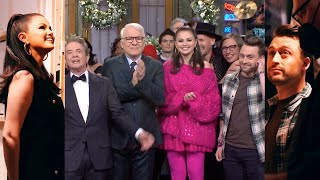 Selena Gomez Kieran Culkin Crash Steve and Martins SNL [upl. by Dupin]