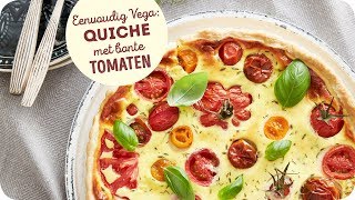 Recept Quiche met bonte tomaten [upl. by Alessig]