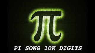 Pi Song Extended 10000 Digits [upl. by Anahsed]