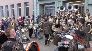 Guggemusig Schwarzbuebe Schränzer Nuglar  Birsfälder Fasnacht Guggekonzärt 04032017 [upl. by Eta245]