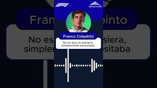 🗣️ La CHARLA entre COLAPINTO y su INGENIERO al terminar la CARRERA car automobile [upl. by Humble]