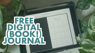 Digital Book Journal  Free Download for Goodnotes DEC DAILY 18 [upl. by Nyrehtak329]