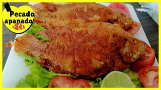 Mojarras fritas en 10 minutos 🐟 Pescado Frito Crujiente por fuera Suavecito por dentro Receta fácil [upl. by Parnas]