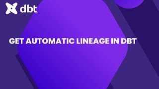 DBT Tutorial DBT Lineage [upl. by Huberman]