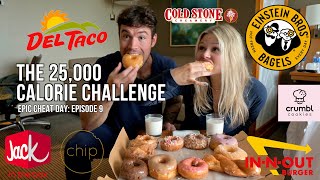 The 25000 Calorie Challenge  Epic Cheat Day Episode 9 [upl. by Rutherfurd]