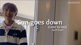 Sun goes down cover by loey  الترجمة العربية [upl. by Izak]