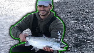 Whidbey Island Coho Salmon Fishing MASSIVE Fish Caught [upl. by Ecnarual]