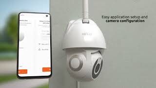 Nexxt Solutions  Installation steps of our Smart WIFI outdoor PTZ camera NHCO612 [upl. by Releyks]