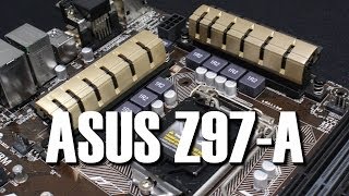 Asus Z97 A Motherboard Preview [upl. by Yerffoj]