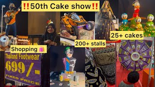 50th annual cake show in Bangalore  Shopping amp Food Exhibition [upl. by Ganny]