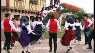 FOLKLORE dALSACE  DANSE DES VACHERS par HOLATRIO HOPSASA [upl. by Trista]