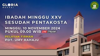 IBADAH MINGGU XXV SESUDAH HARI PENTAKOSTA  MINGGU 10 NOVEMBER 2024 Pkl 0900 WIB [upl. by Wooldridge]