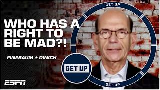 Paul Finebaum IS FURIOUS over the latest College Football Playoff Rankings 🍿  Get Up [upl. by Anelaf]