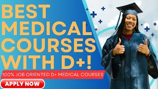 Best Medical Courses with D Courses you can do with D [upl. by Leirea910]