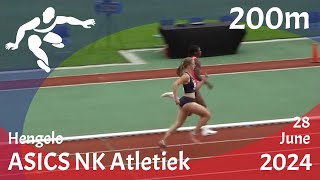 Lise 200m ASICS NK Atletiek  28062024 [upl. by Anitsihc591]