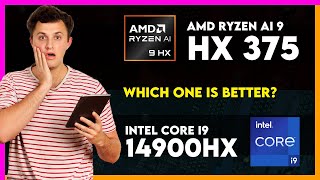 AMD Ryzen AI 9 HX 375 vs Intel Core i9 14900HX Comparison [upl. by Dulci]