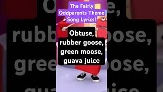 The Fairly Oddparents Theme Lyrics [upl. by Edd529]