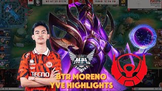 Moreno Yve Highlights vs Geek Fam ID Game 2 Day 3 Playoffs MPL ID S14 [upl. by Ycniuqed]