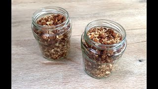 Homemade Granola The best breakfast 🤗  Healthy  Easy recipe [upl. by Riccio]