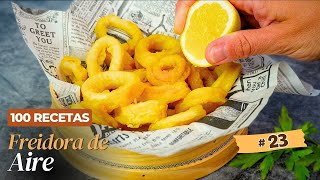 🌟 CALAMARES a la Romana ¡FÁCILES y RÁPIDOS en Freidora de Aire 🔥 [upl. by Ecinna]