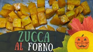 ZUCCA al FORNO  Come pulire tagliare e sbucciare la zucca [upl. by Nailuj632]