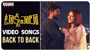 Taxiwaala Video Songs Back To Back  Vijay Deverakonda Priyanka  Jakes Bejoy [upl. by Fredra]