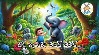 අලි පැංචෝ ඔයයි මමයි  Ali pancho oyayi mamai  chukki  චුක්කී  ළමා ගීත  kids song [upl. by Alag]