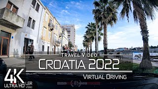 【4K 60fps】🇭🇷 3 ½ HOUR RELAXATION FILM 🚗 «Driving in Croatia Europe» Ultra HD 📺 UHD Ambient TV [upl. by Adikam]