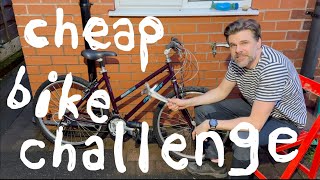 Cheap Bike Challenge vintage Giant MTB charity giveaway [upl. by Schoenberg]