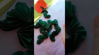 Diy Christmas Wreath with Paper 🎄 Christmas decorations shorts diy craft christmas [upl. by Hsetih]