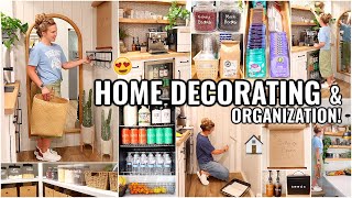 HOME DECORATING amp ORGANIZATION IDEAS😍 ORGANIZE WITH ME  DECLUTTERING AND ORGANIZING MOTIVATION [upl. by Eivlys]