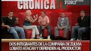 Pelea en Cronica TV informe Zapping parte 1 [upl. by Fesuoy]