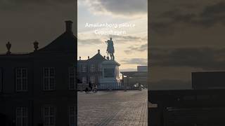 Amalienborg palace Copenhagen denmark travel europeandestinations copenhagen humanbook [upl. by Petronia]