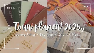 Tour PLANNER 2025 Lojas Criart Somos Filhas bee Mine AGENDAS 2025 [upl. by Daffie]