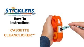 Sticklers Cassette CleanClicker HowTo Instructions [upl. by Anay]