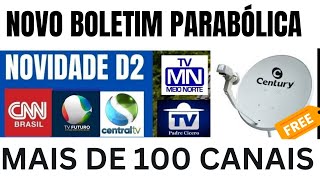 PARABÓLICA STARONE D2 AMAZON SAT NAC SBT ABRIU O SINAL CANAL MAIS FAMÍLIA  100 CANAIS [upl. by Hilar]