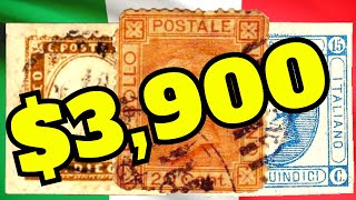 MOST RAREST STAMPS of the KINGDOM of ITALY 1861 – 1878 [upl. by Imhsar990]