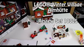 Gemeinsames Bauen Review LEGO Almhütte  Alpine Lodge Icons Set 10325 [upl. by Ingelbert]