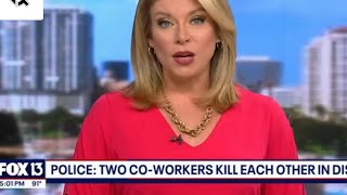 Two coworkers unalive each other with knives fla anger fight dispute usa [upl. by Curtice]