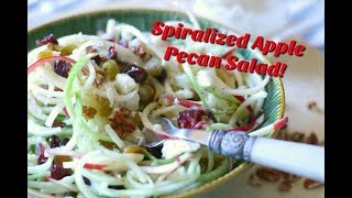 Spiralized Apple Salad Made with the Ninja® IntelliSense™ Kitchen System with AutoSpiralizer™ [upl. by Goulette]