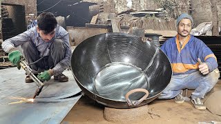 Amazing Process Of Turning Iron Sheets Into Large Pots [upl. by Thunell]