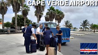 SAL ISLAND 🏝 🛫 CAPE VERDEMost beautiful Airport in Africa 🌍northatlanticocean verde africa sal [upl. by Vincenz687]