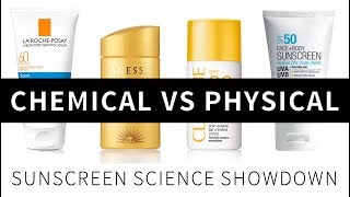 Chemical vs Physical Sunscreens The Science  Lab Muffin Beauty Science [upl. by Heyer]