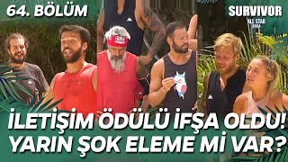 SURVIVOR ALL STAR 2024 İLETİŞİM ÖDÜLÜ KIRMIZI TAKIM İFŞA ŞOK ELEME GELDİ 64 BÖLÜM CANLI İZLE TV 8 [upl. by Yliak286]