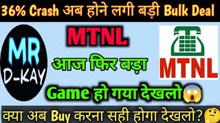 mtnl share latest news  Mtnl latest news  mahanagar telephone latest news  mtnl share price [upl. by Suoivatra]