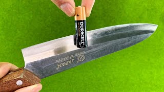 Easy Way To Sharpen A Knife Like A Razor Sharp  Amazing Idea [upl. by Florio]