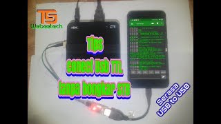 Modif STB ZTE B860H gunakan usb ttl tanpa bongkar pasang STB [upl. by Braden]