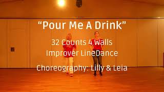 quotPour Me A Drinkquot Improver LineDance  Post Malone feat Blake Shelton [upl. by Vevay638]